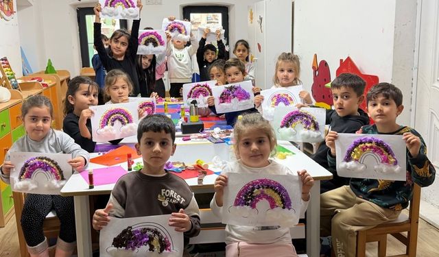 Bodrum Belediyesi'nden çocuklara sanat etkinliği