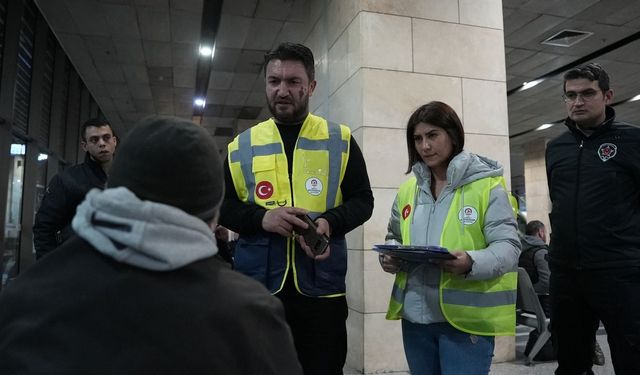 Denizli Büyükşehir'den evsizlere sıcak destek