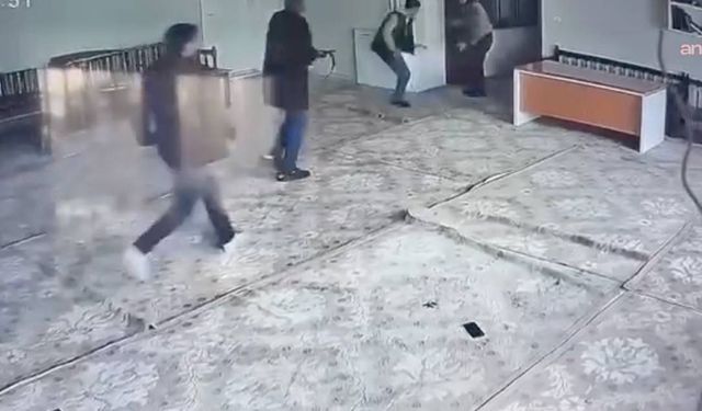 Husumetli kurbanını kurs binasında yakaladı