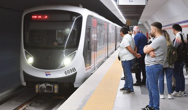 İzmir metrosu'nda bakım çalışması : Bazı seferler duracak