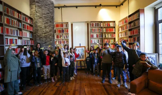 KütüphaneBucalı çocukları ağırladı