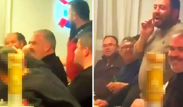 Rakı masasındaki görüntüler ihraçla sonuçlandı