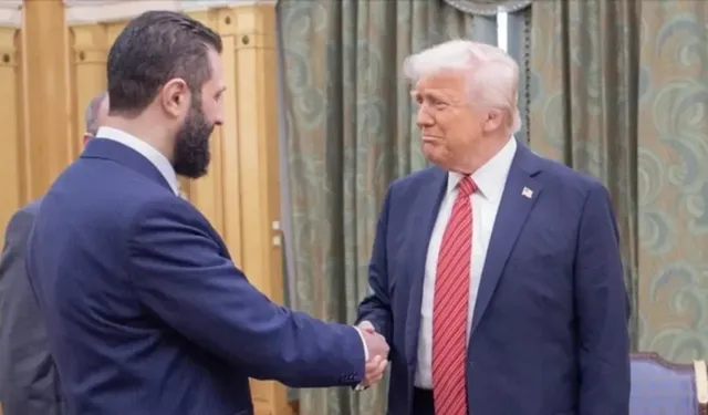 Suriye Devlet Başkanı Ahmed eş-Şara, Trump ile görüştü