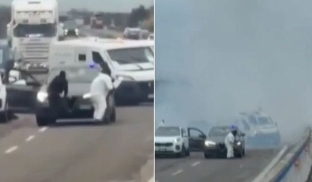 İtalya'da Zırhlı Para Aracı Soygunu: Otoyol Kilitlendi