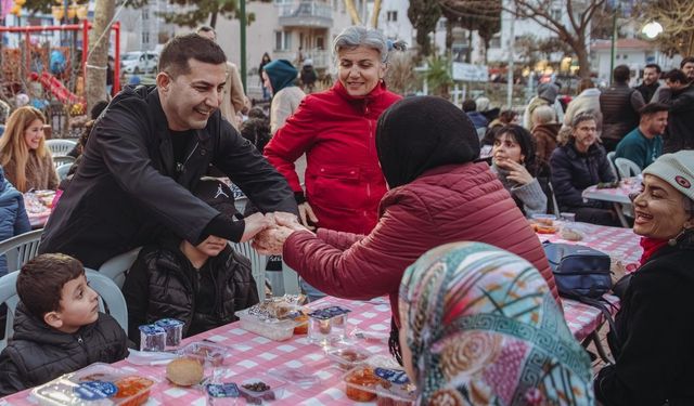 Kuşadası iftar'ı İkiçeşmelik Mahallesi'nde düzenlendi