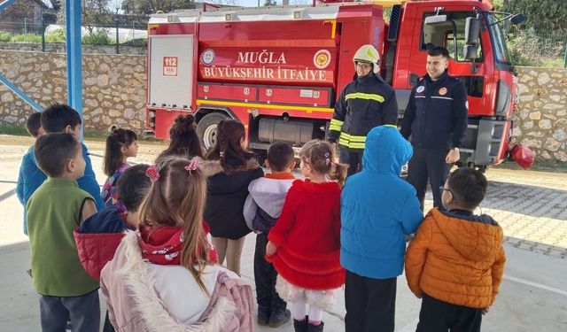 Manisa'dan miniklere yangın güvenliği eğitimi
