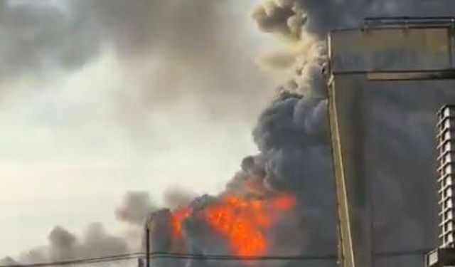 ABD'de patlama : Büyük yangın çıktı