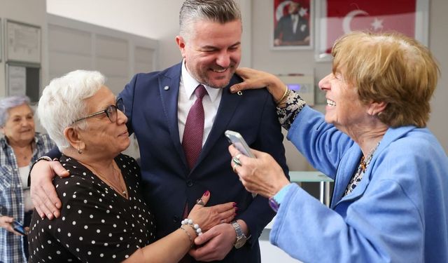 Başkan Duman'dan huzurevine bayram ziyareti