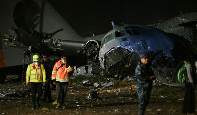 Düşen askeri uçaktan 48 asker yaralı kurtarıldı