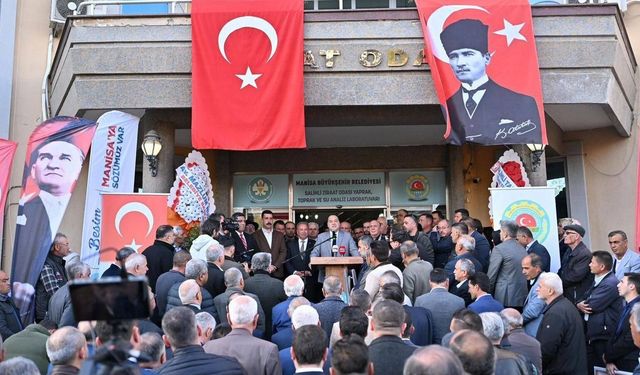 Yaprak, Toprak ve Su Analiz Laboratuvarı Salihli'de Açıldı