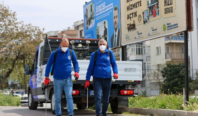 Buca'da vektörle mücadele için ekipler sahada