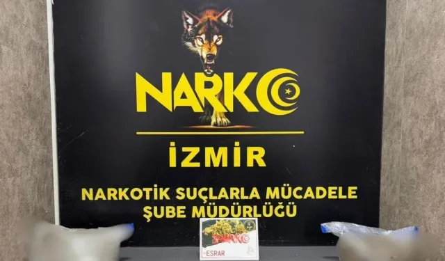 İzmir'de narkotik operasyonu: 16 kilo madde ele geçirildi