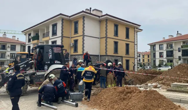 Manisa'da göçük: 1 işçi toprak altında