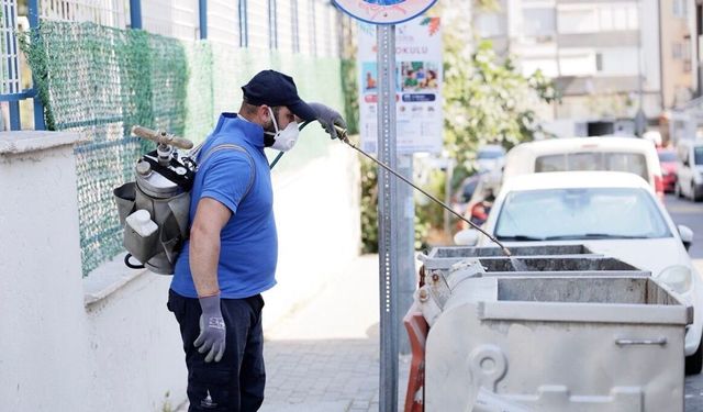 Balçova'da haşerelere kapsamlı mücadele