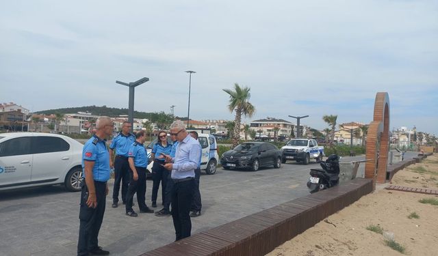 Balıkesir'de Sarımsaklı Plajı'nda sıkı denetim