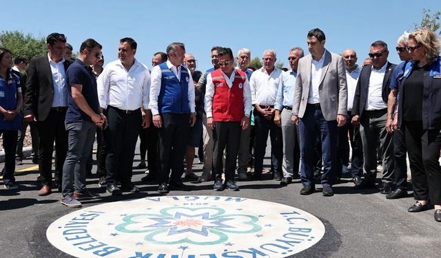 Başkan Aras yatırımları yerinde inceledi