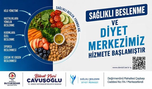Denizli Büyükşehir'den diyetisyen hizmeti