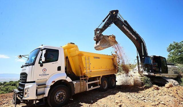 Gömce-İmrallı yoluna Büyükşehir dokunuşu