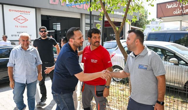Başkan Eşki'den 3. Sanayi Sitesi'ne ziyaret