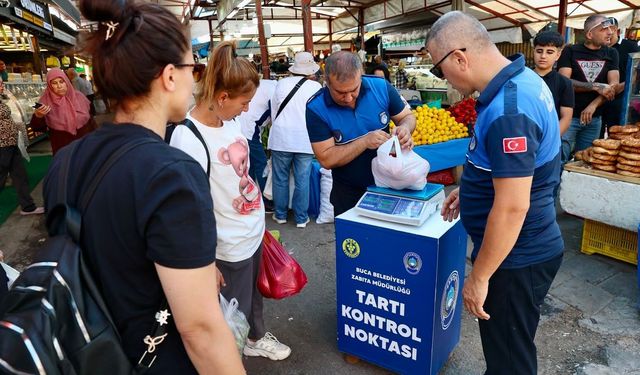 Buca'nın pazarlarında güvenli alışveriş dönemi