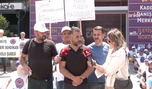 Doruk işçilerinden ödeme tepkisi: Eylem sürüyor