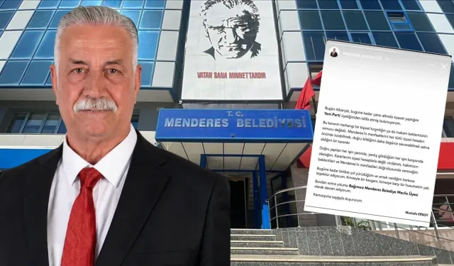 Menderes'te istifa dalgası sürüyor