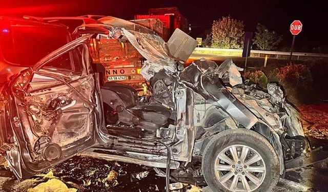 Manisa'da feci kaza: 1 kişi hayatını kaybetti