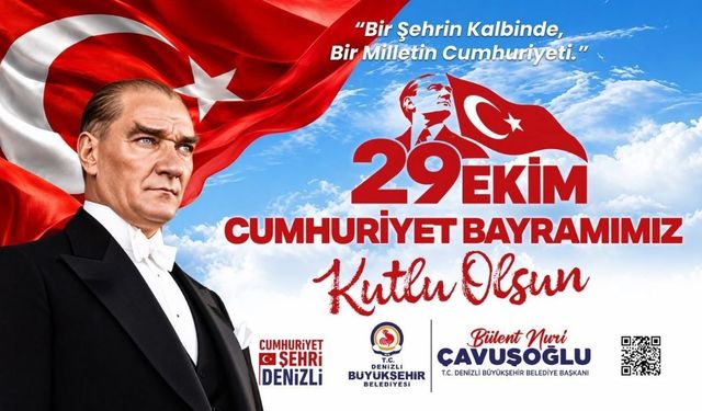 Cumhuriyet coşkusu Denizli'yi saracak