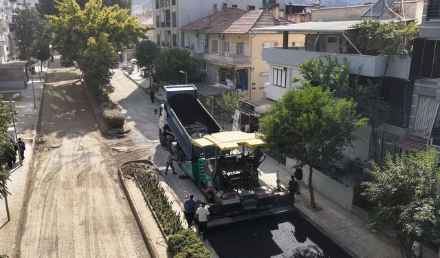 Salihli'de Ferah Caddesi Yenileniyor