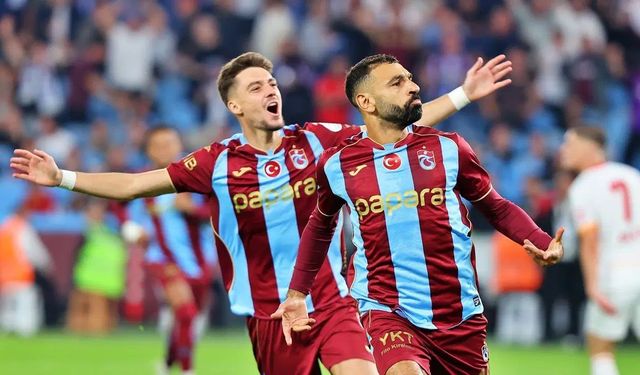 Trabzonspor'dan Beşiktaş'a sahasında 2 gollü darbe