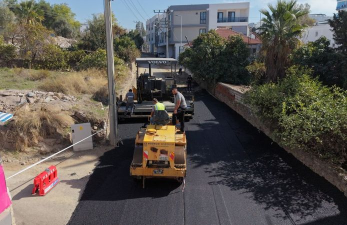 Bodrum Belediyesinden Kent Genelinde Yol Çalışmaları