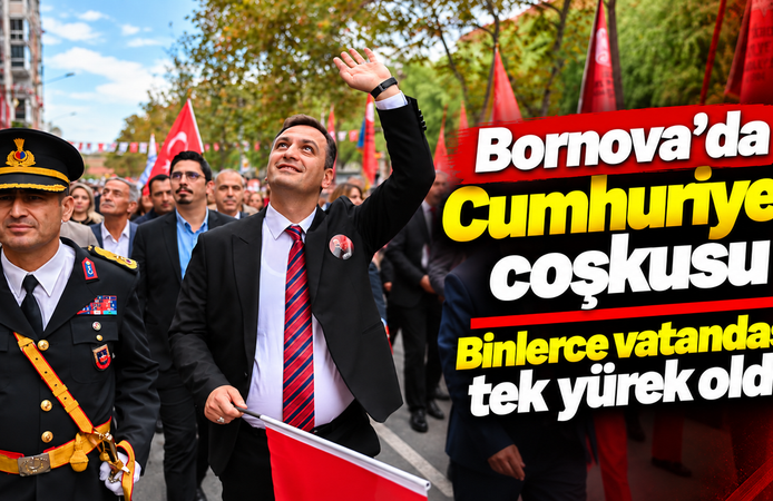 Bornova'da binlerce vatandaş tek yürek oldu