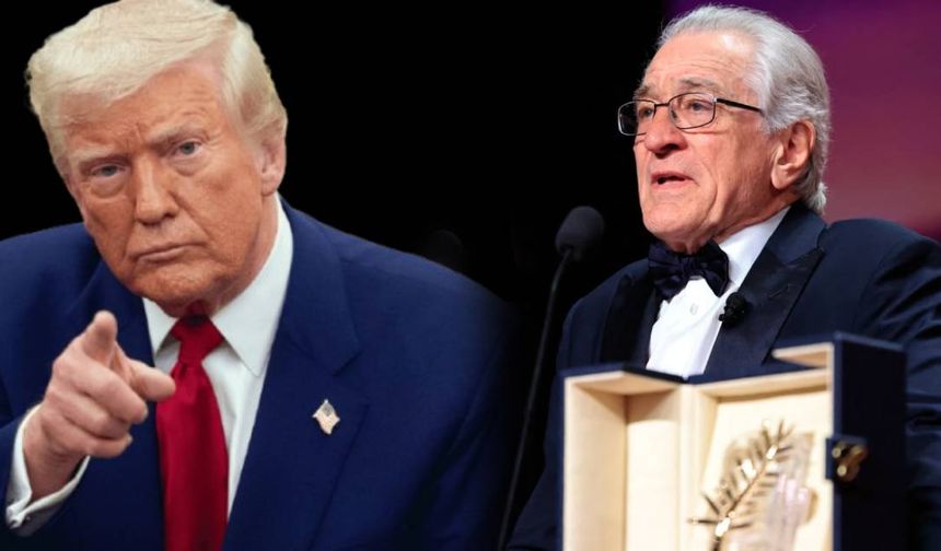 Robert De Niro Cannes'a damga vurdu: Trump'a demediğini bırakmadı