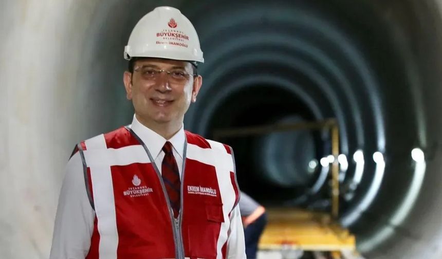İmamoğlu: Cezaevinden bile metro yapım rekoru kırıyoruz