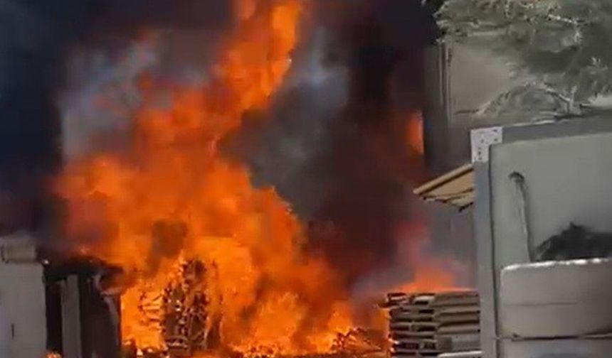Adıyaman Organize Sanayi Bölgesi’nde fabrika yangını