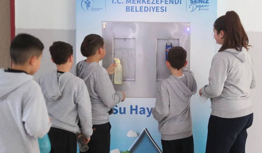 Merkezefendi Belediyesi'nden 15 okula su ünitesi
