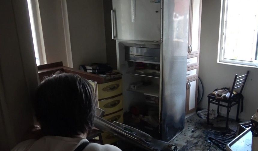 Madde bağımlısı genç evi yaktı, anne ile baba yaşananlara isyan etti