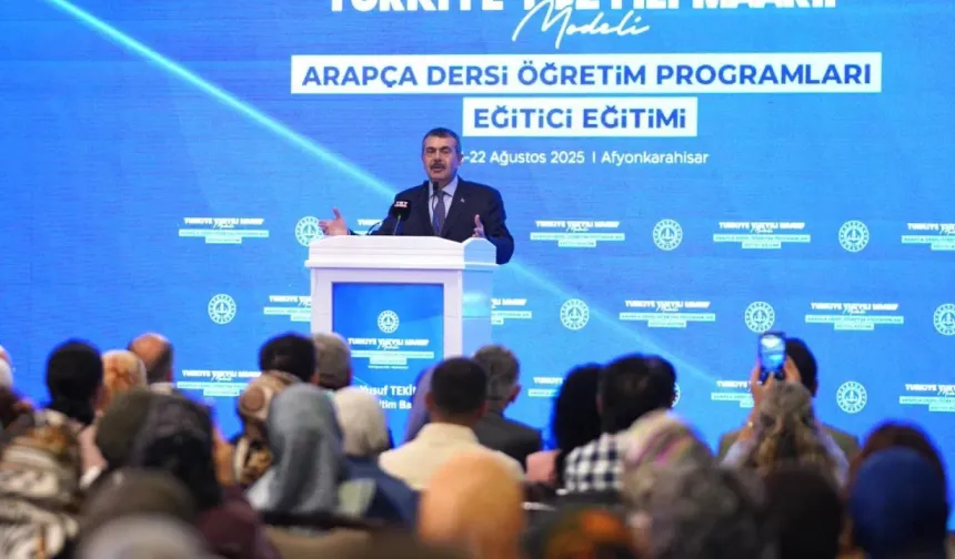 Bakan Tekin açıkladı.... Yabancı dil eğitiminde Arapça formülü