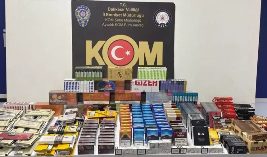 Balıkesir Ayvalık’ta Kaçakçılık Operasyonu: 1 Gözaltı