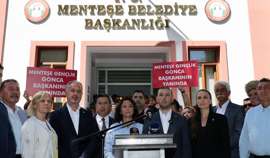 Muğla halkı Gonca Başkana sahip çıktı