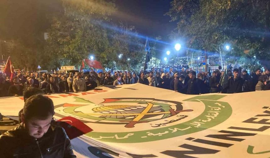 ABD Büyükelçiliği önünde Sumud Filosu eylemi