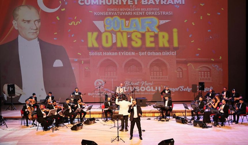 Denizli Büyükşehir'den '90'lar konseri'