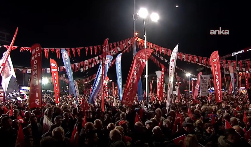 Esenyurt mitingine İmamoğlu'ndan mesaj