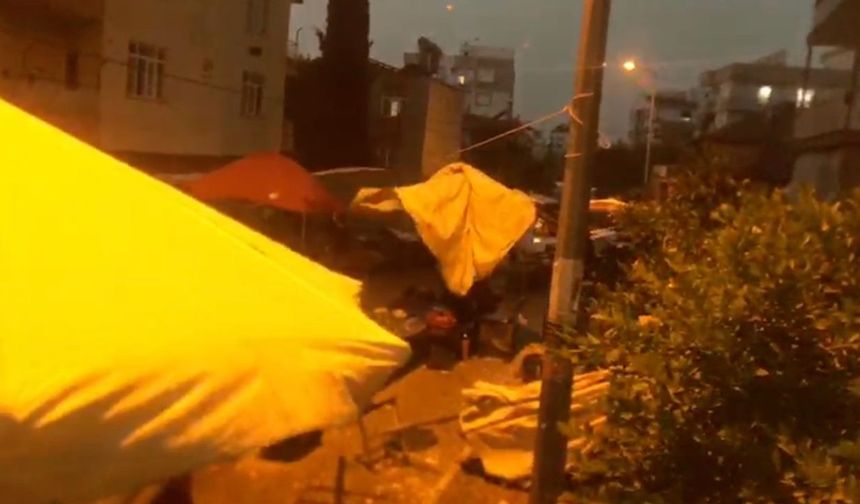 Fırtına, esnafını hazırlıksız yakaladı