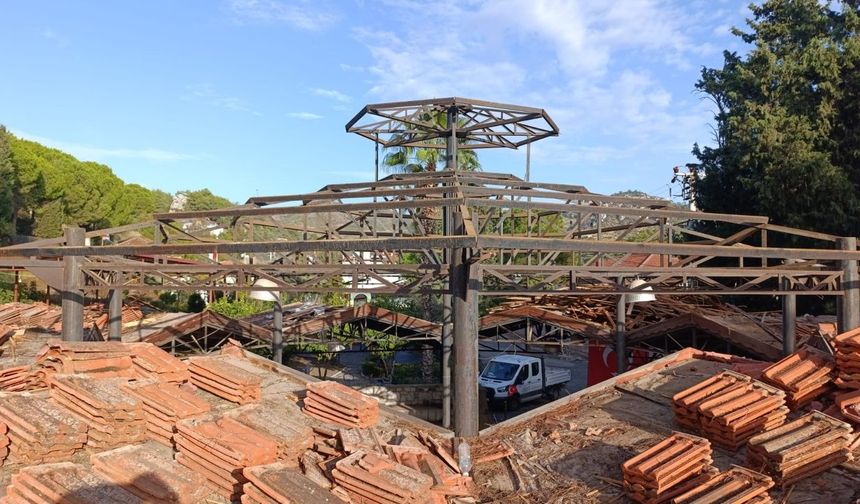 Hisarönü etkinlik alanı yenileniyor