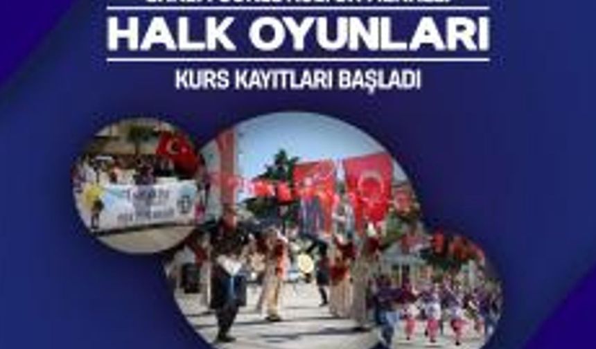 Turgutlu Belediyesi halk oyunları kursuna kayıtlar başladı