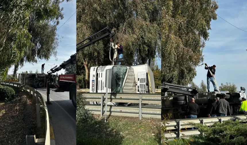 Havalimanı Kavşağı kaza sonrası trafiğe kapatıldı