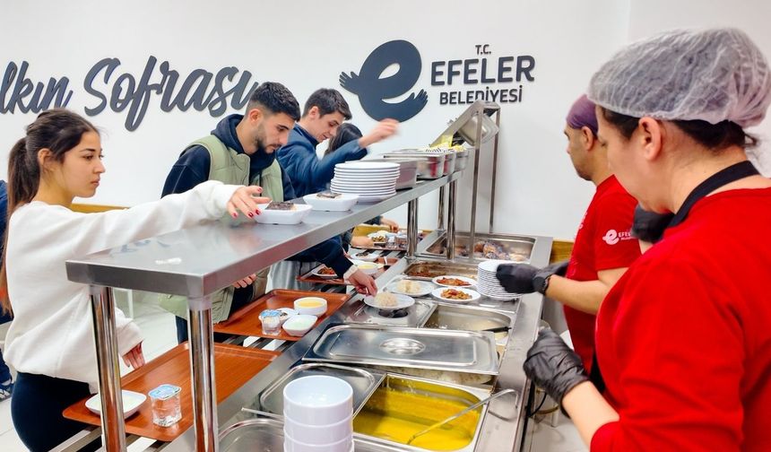 Efeler'in kent lokantası 2025'te on binlerce vatandaşa ulaştı