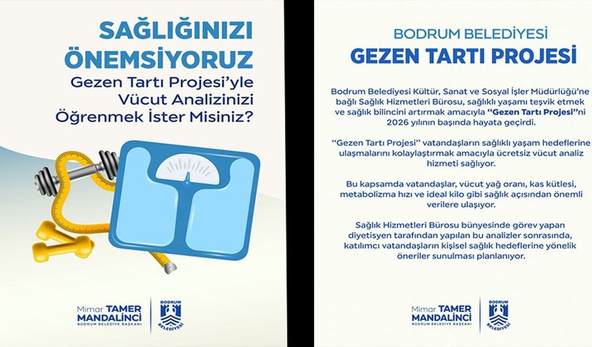Bodrum Belediyesi'nden sağlık odaklı proje