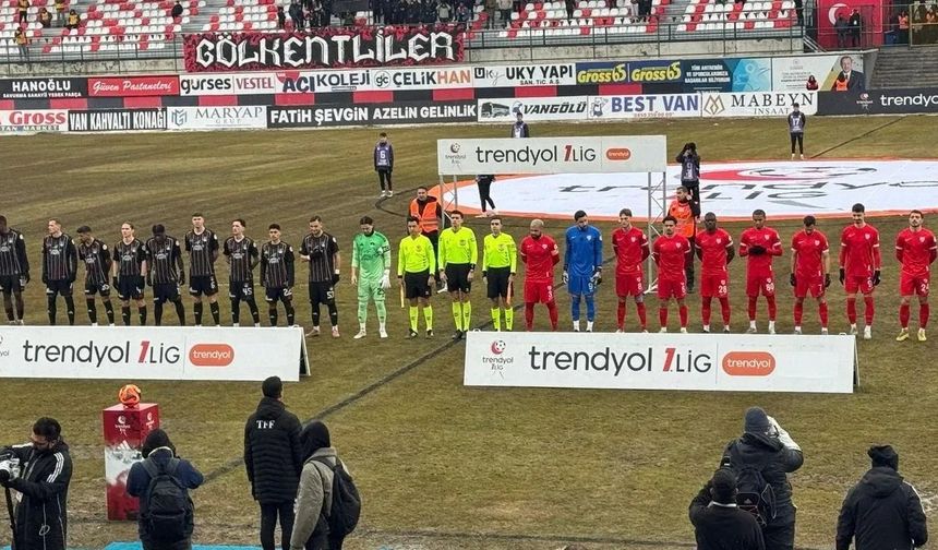 Boluspor Van deplasmanında kazandı, saha karıştı